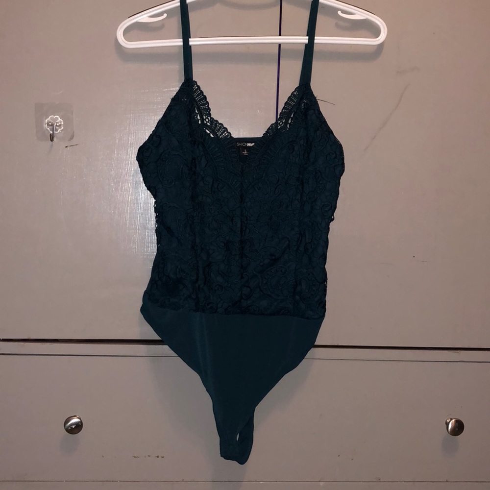 Green body suit